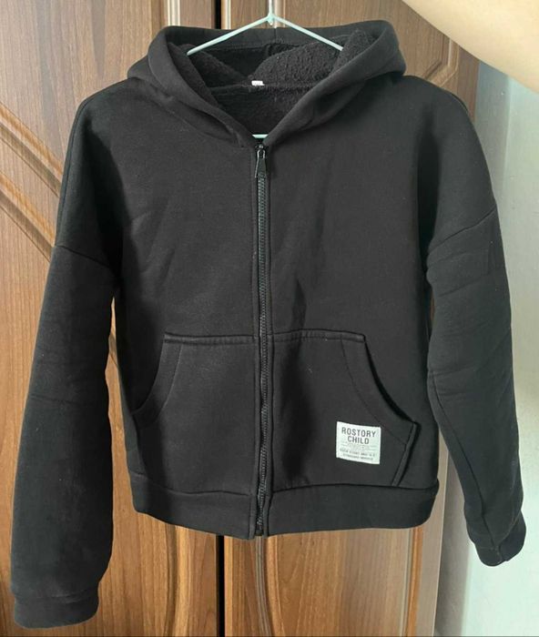 дитяча тепла кафта на блискавці худі
