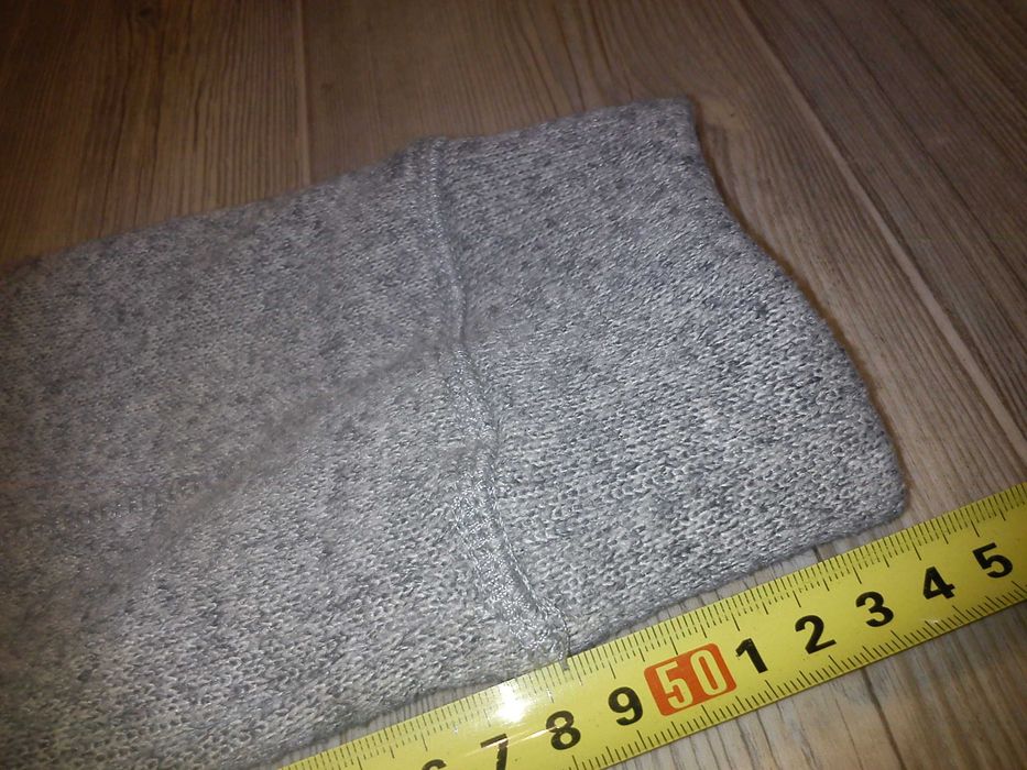 bluza S.Oliver polar swetrowaty szara XL j. nowa szara popielata WARTO