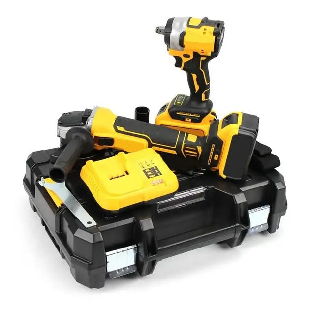 Акумуляторний набір інструментів у кейсі 2 в 1  Gemac