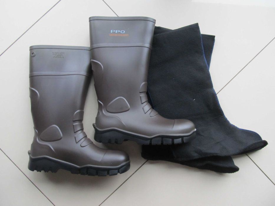 Buty robocze gumowce PPO rozmiar 46 z ocieplaczami