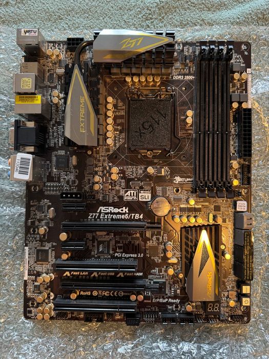 Материнская плата socket 1155.  Intel i5, i3. Ddr3