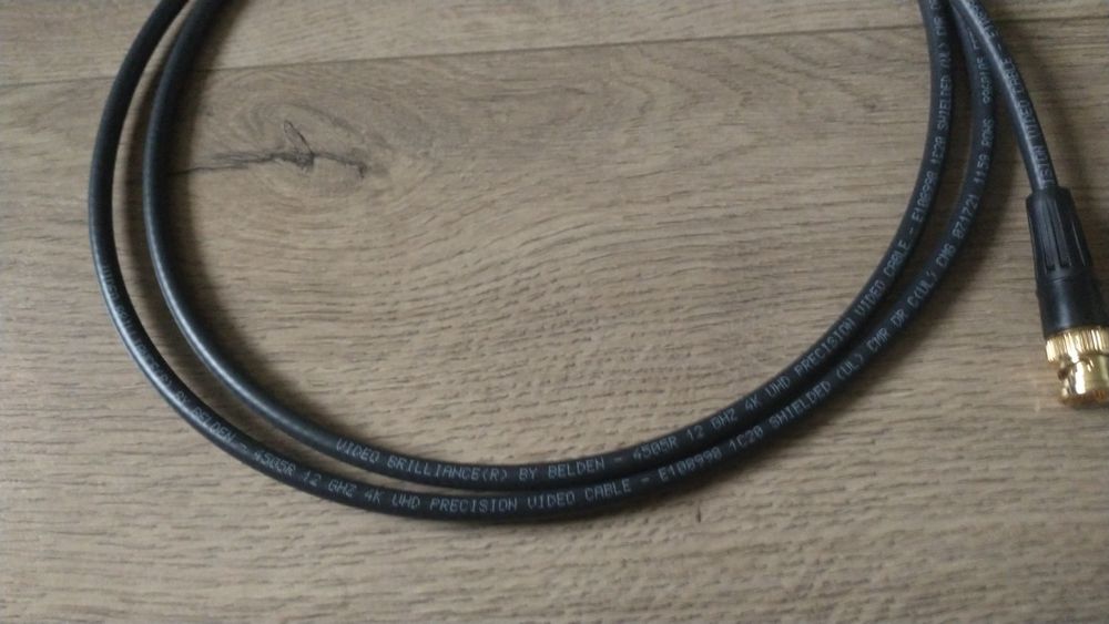 Przewody SDI 12G, Video Brilliance by Belden 1.8m