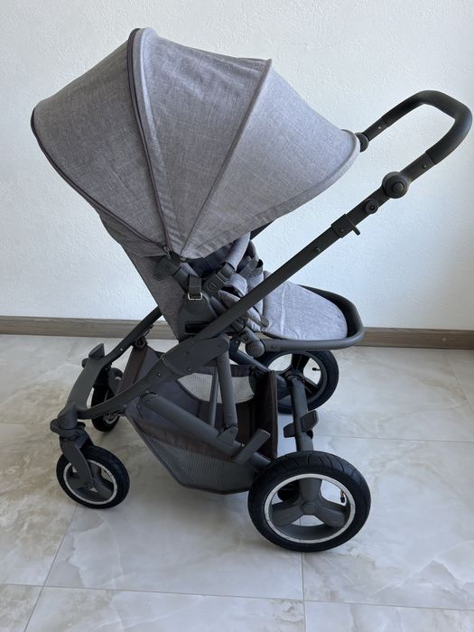 Коляска 2 в 1 Circle Catania 4 Air (Woven Grey)