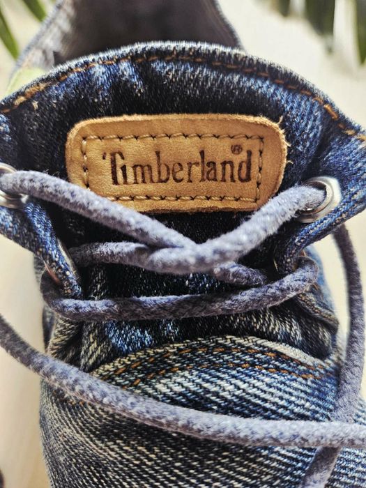 Мокасини джинсові для хлопчика Timberland, розмір 34-35, кеди для хлоп
