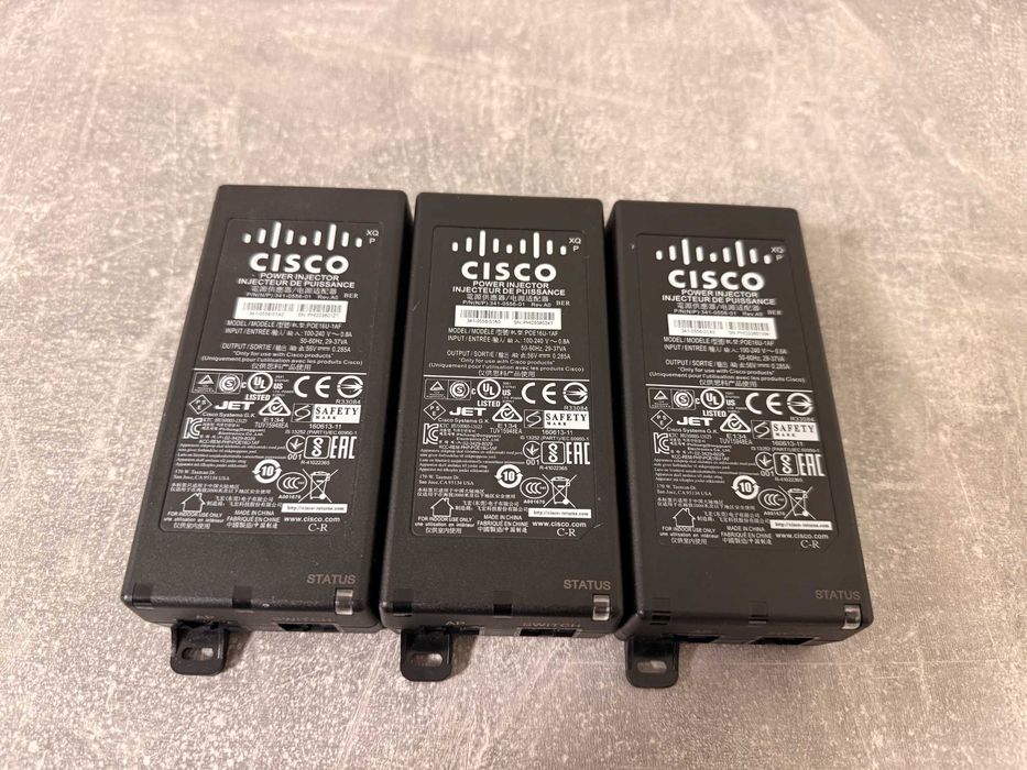 Блоки живлення Cisco Power Injector PoE 56V 0.285A 16W POE16U-1AF гот/безгот розрахунок