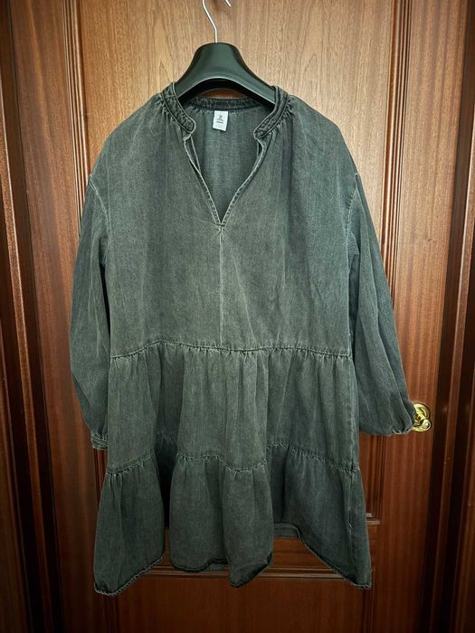 sukienka ciążowa ,dżinsowa czarna Denim ,oversize