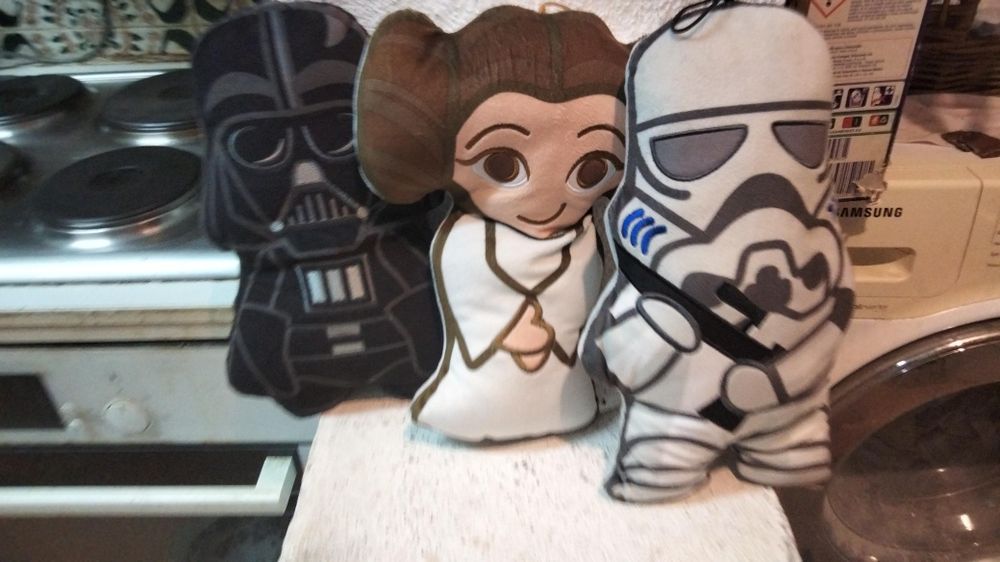 3 Peluches Star Wars