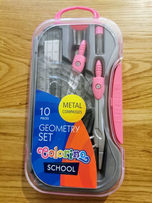 Colorino Zestaw geometryczny 10 elementów Nowy