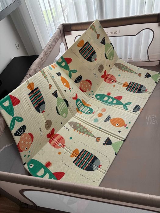Parque infantil Lionelo Willow – Bege + Tapete SUPERBE BEBE