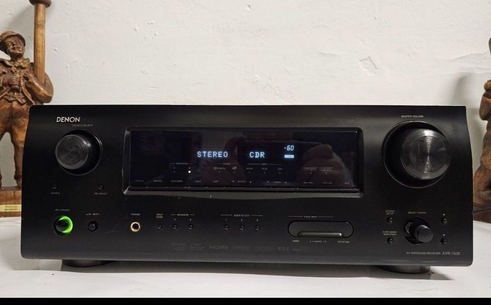 7.1 Amplituner Denon AVR-1509, 110 W/ kan.