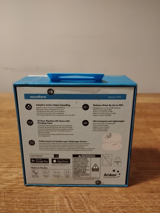 Наушники TWS Anker SoundCore Space A40  White