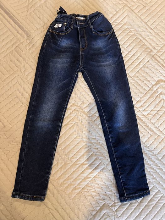 Теплі джинси на дівчину 134