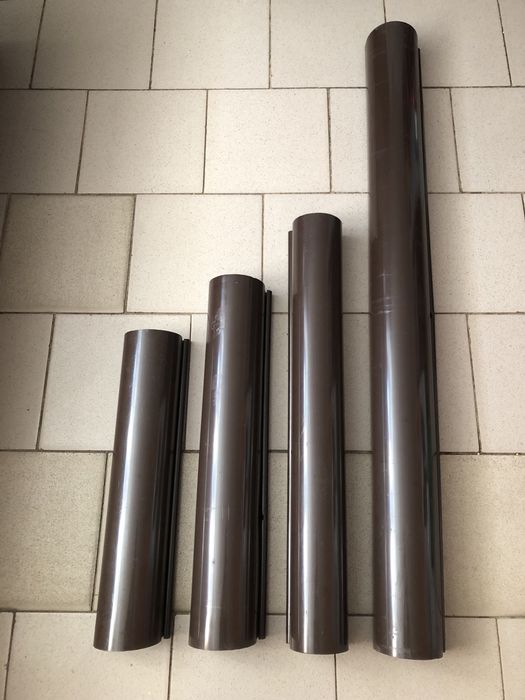 Ринва водостічна 125 мм / Bryza Cellfast / обрізки / водосточный желоб