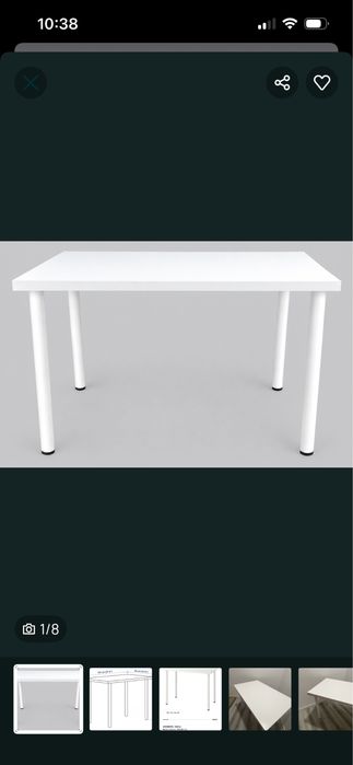 Mesa ikea branca