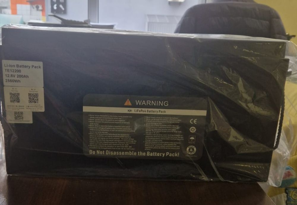 Літій-ферум-фосфатні акумулятори 12,8v, 200Ah з BMS платою