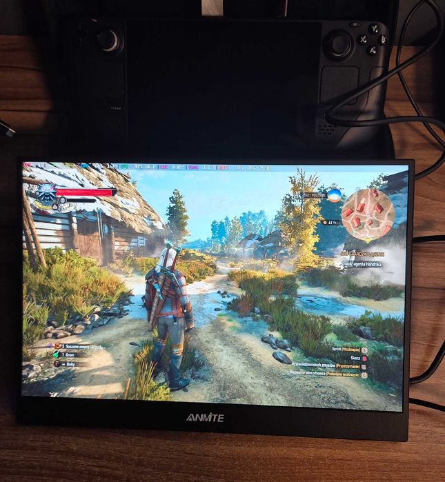 Monitor dotykowy przenośny ANMITE A140W05T 14" IPS 1920x1200 USB-C HDMI