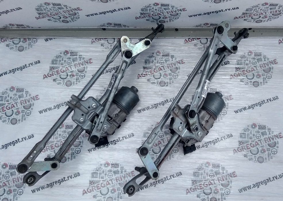 Трапеція двірників моторчик щіткотримачі щітки Peugeot Partner Citroen Berlingo Сітроен Берлинго Пежо Партнер 2003 - 2015 Трапеция дворников