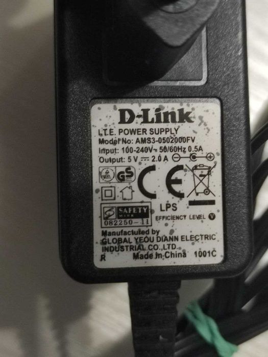 Оригинал Блок питания 1А D-Link 5V + второй БЕСПЛАТНО!