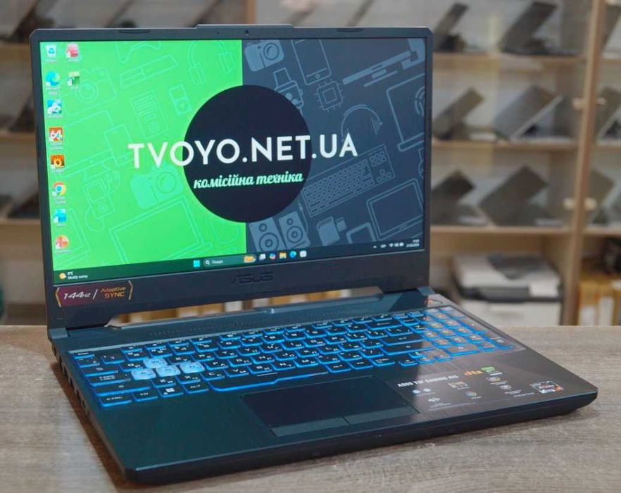 ГАРАНТІЯ Asus TUF (144Гц/Ryzen 7 7435HS/RAM 16/SSD 512/RTX 2050)TVOYO