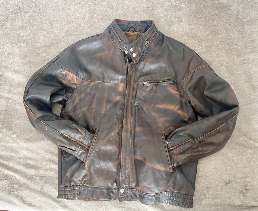 Kurtka skórzana vintage rozmiar M