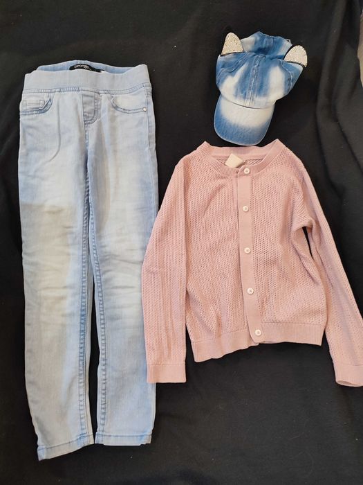 Костюм для девочки Летний Платье Комбинезон Джинсы Детская одежда Дитячий одяг