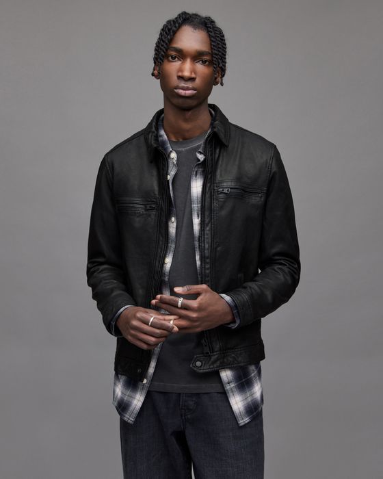 Allsaintsа lark leather jacket кожаная куртка  шкіряна All saints
