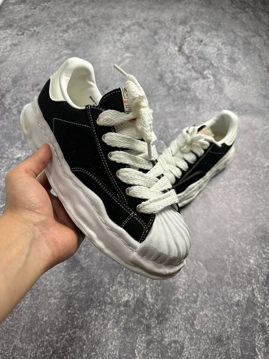 MMY Blakey Maison Mihara Yasuhiro кеди кеды черные белые кросcовки 38