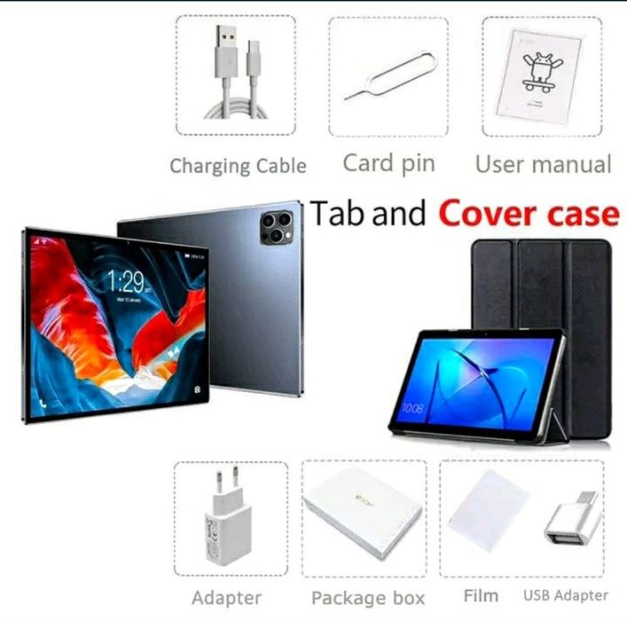 Планшет BDF 10, 4/64 (андроид 11, симка)