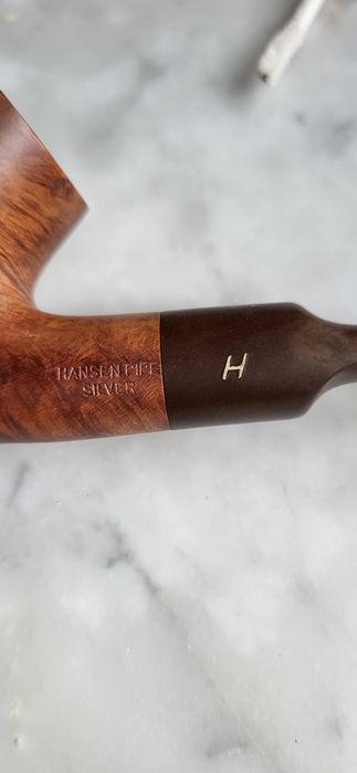 Fajka do palenia tytoniu Hansen pipe silver