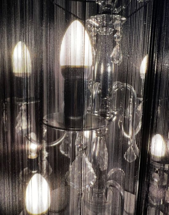 Lampa żyrandol kryształki nowoczesny design