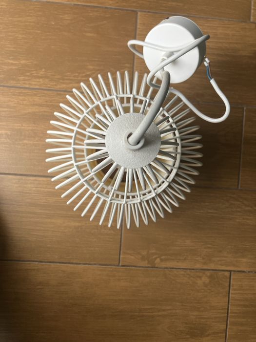 Żyrandol Nowodvorski lampa metalowy biały