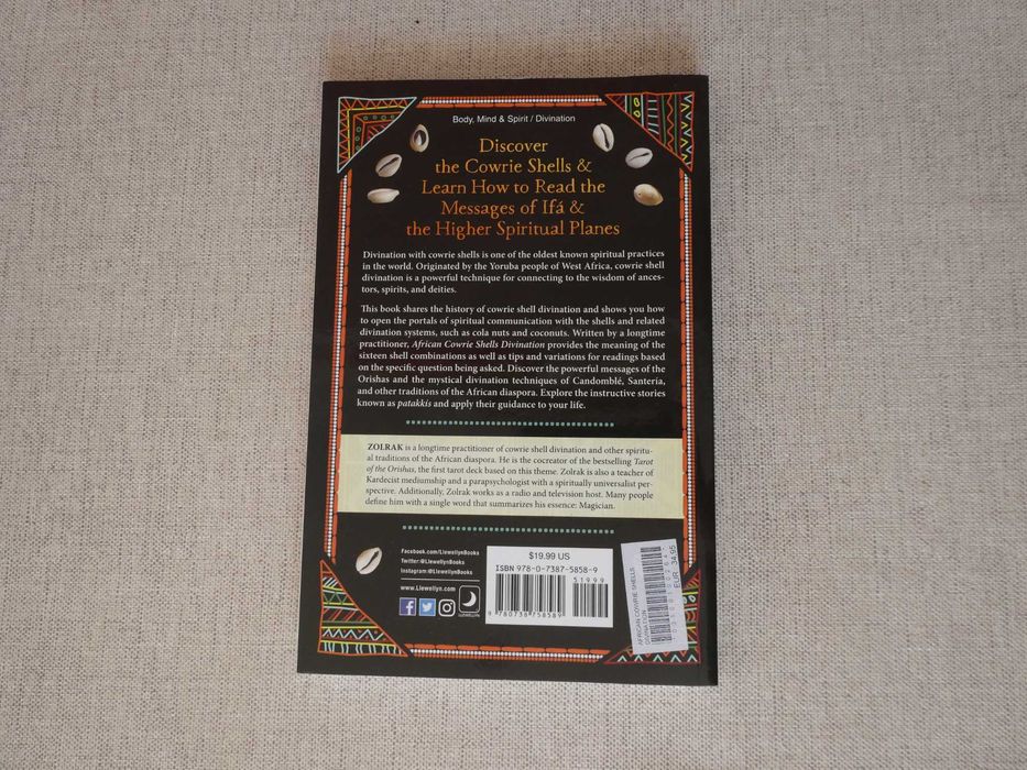 Livro African Cowrie Shells Divination, Zolrak