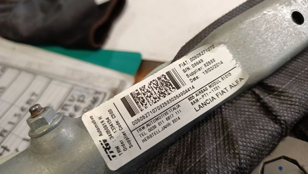 Airbag cortina direito ALFA ROMEO Mito (955_)