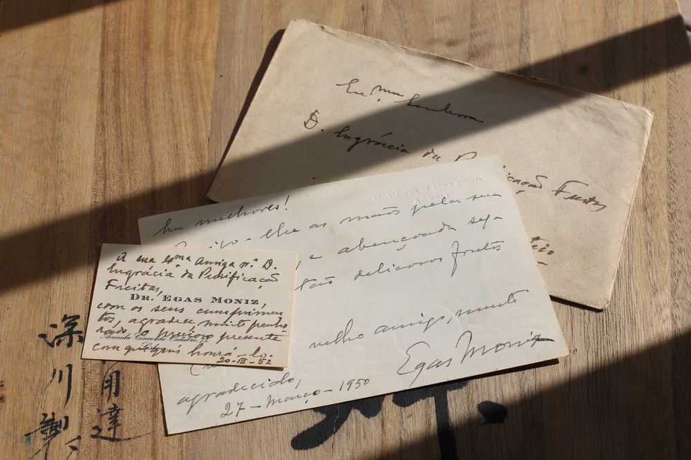Carta Manuscrita de Drº Egas Moniz - O Nobel Português.