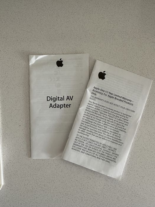 Adaptador AV Apple Original MD098ZM/A