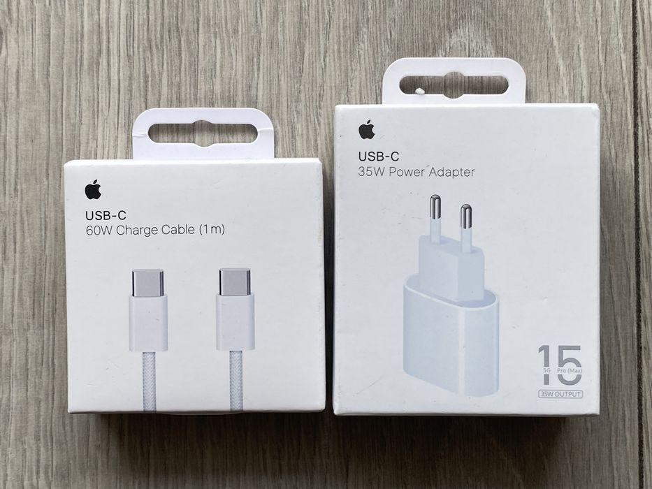 Nowa Oryginalna Ładowarka + Kabel do iPhone 15 16 Pro apple 35w Okazja
