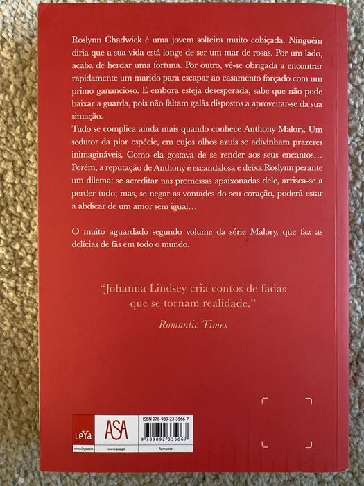 Vendo livro “o tenro rebelde” de Johanna Lindsey