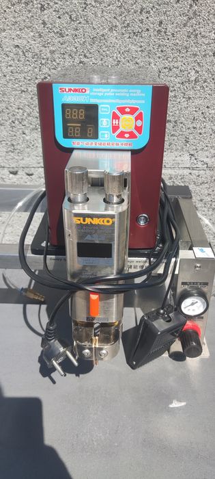 Пневматичний spot welder 7000A для 18650/21700/32700/33140/40135 | Sunkko A330H | точкова зварка