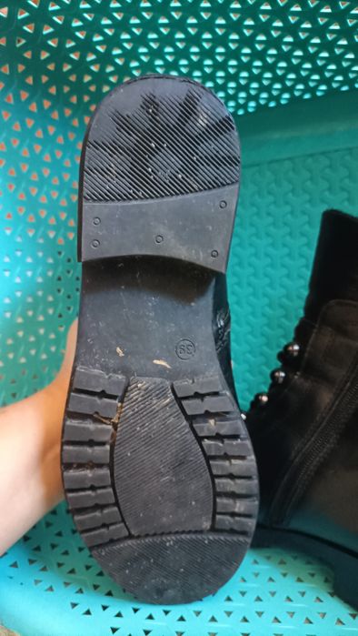Skórzane buty jesienne