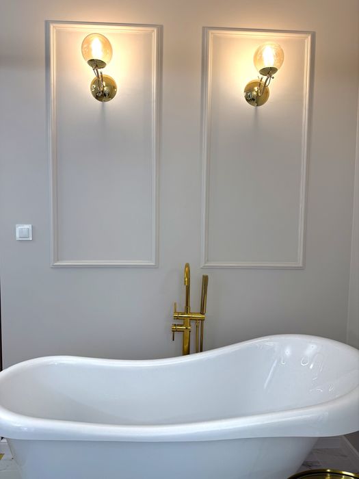 Luksusowy apartament glamour wanna w sypialni / nocleg Lublin