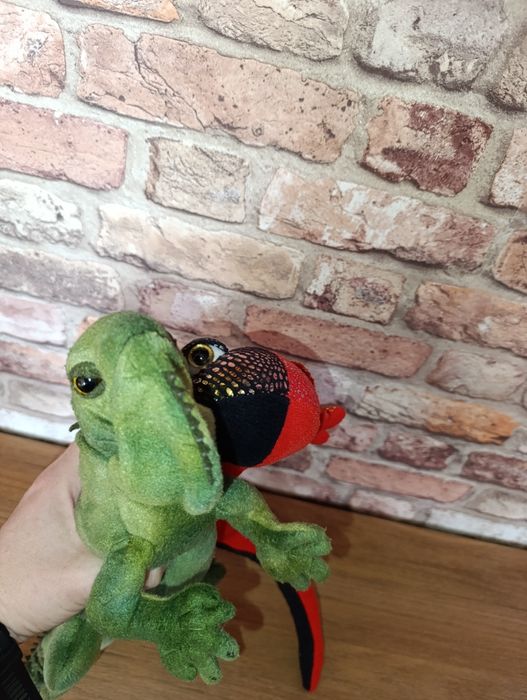 Maskotka agama brodata 55 cm, jaszczurka  jak  prawdziwa