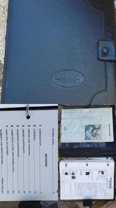 Diverso material Land Rover Defender