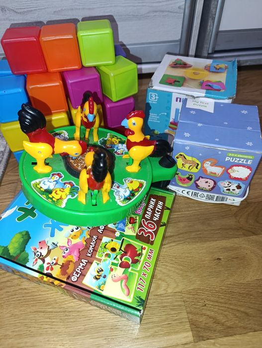 Лот, пакет іграшок, розвиваючі іграшки, пазли