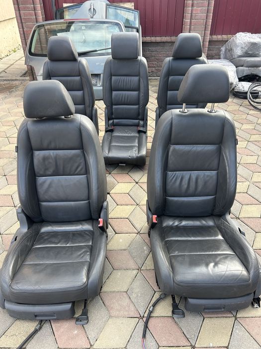 Сидіння салон шкіра ІДЕАЛЬНИЙ ВІДЕООГЛЯД VW Touran Caddy