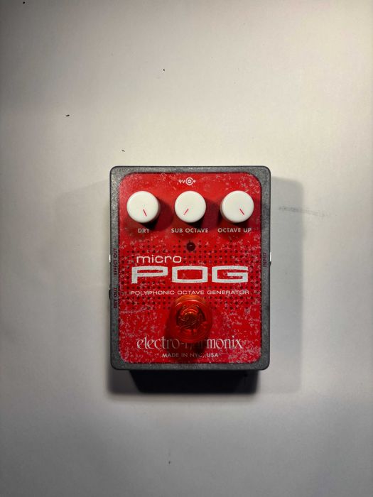 Electro-Harmonix Micro POG Polyphonic Octave Generator 2007 - Present - Red / Gray