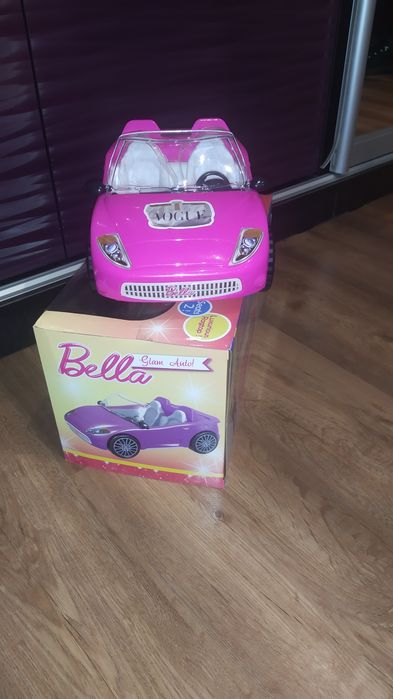Розовая машина для кукол Bella с Ремнями безопасности