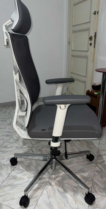 Cadeira ergonómica Premium HOLLUDLE com encosto adaptativo