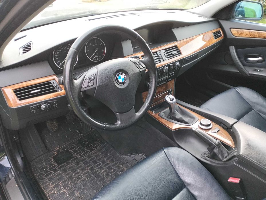 BMW E60/E61 lift N47D20A Monacoblau metallic wszystkie części skóra