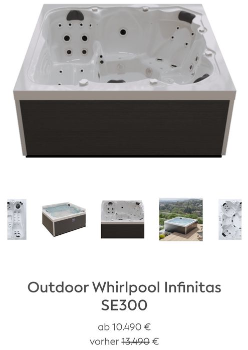 Jacuzzi ogrodowe Infinitas SE300 Made in Germany