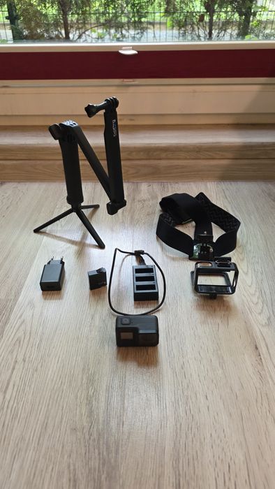 GoPro hero 7 Black Cały zestaw stan idealny